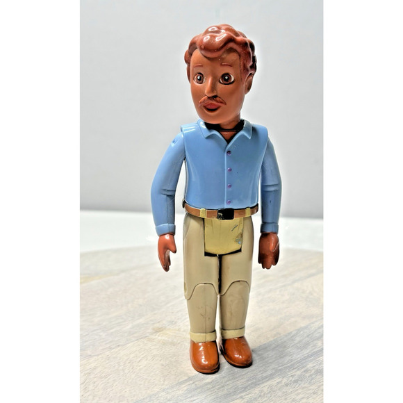 Mattel Other - Genuine Mattel Viacom Dad Father Man Plastic Toy Figurine Brown Skin VTG